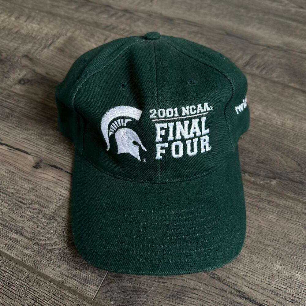 Vintage 2001 MSU Michigan State Final Four Basketball Hat